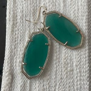 Kendra Scott Danielle Earrings - green